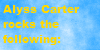 :iconalysscarterrocks: