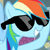 Image de Rainbow Dash Coolglassesdashplz