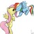 :iconfluttershyxrainbowd: