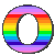 letra O rainbow arco-íris GIF by ElitonK