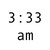 :iconthreethirtythreeam:
