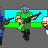 Doomguy avenging his lost rabbit Daisy by 20350arevalo on DeviantArt