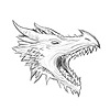 Dragon Head Drawing By Keijig On Deviantart